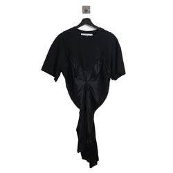 Alexander Wang Silk Dress T-Shirt Black - NOBLEMARS