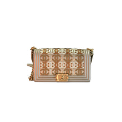 Chanel Leboy Flap Bag Gold HW Gold - NOBLEMARS
