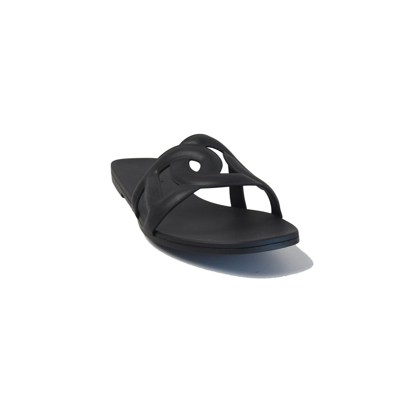 Hermes Aloha Sandals Black - NOBLEMARS