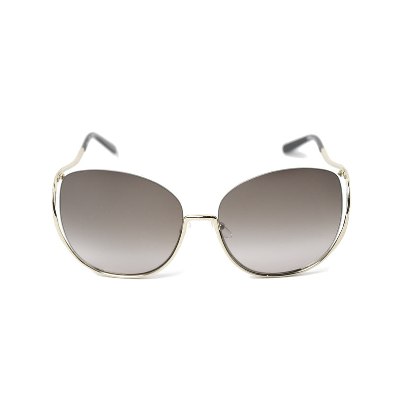Chloe Milla Oversize Butterfly Sunglasses /Gold-Black - NOBLEMARS