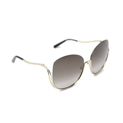 Chloe Milla Oversize Butterfly Sunglasses /Gold-Black - NOBLEMARS