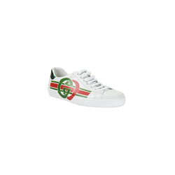 Gucci Ace Logo Sneaker White Red Verde - NOBLEMARS