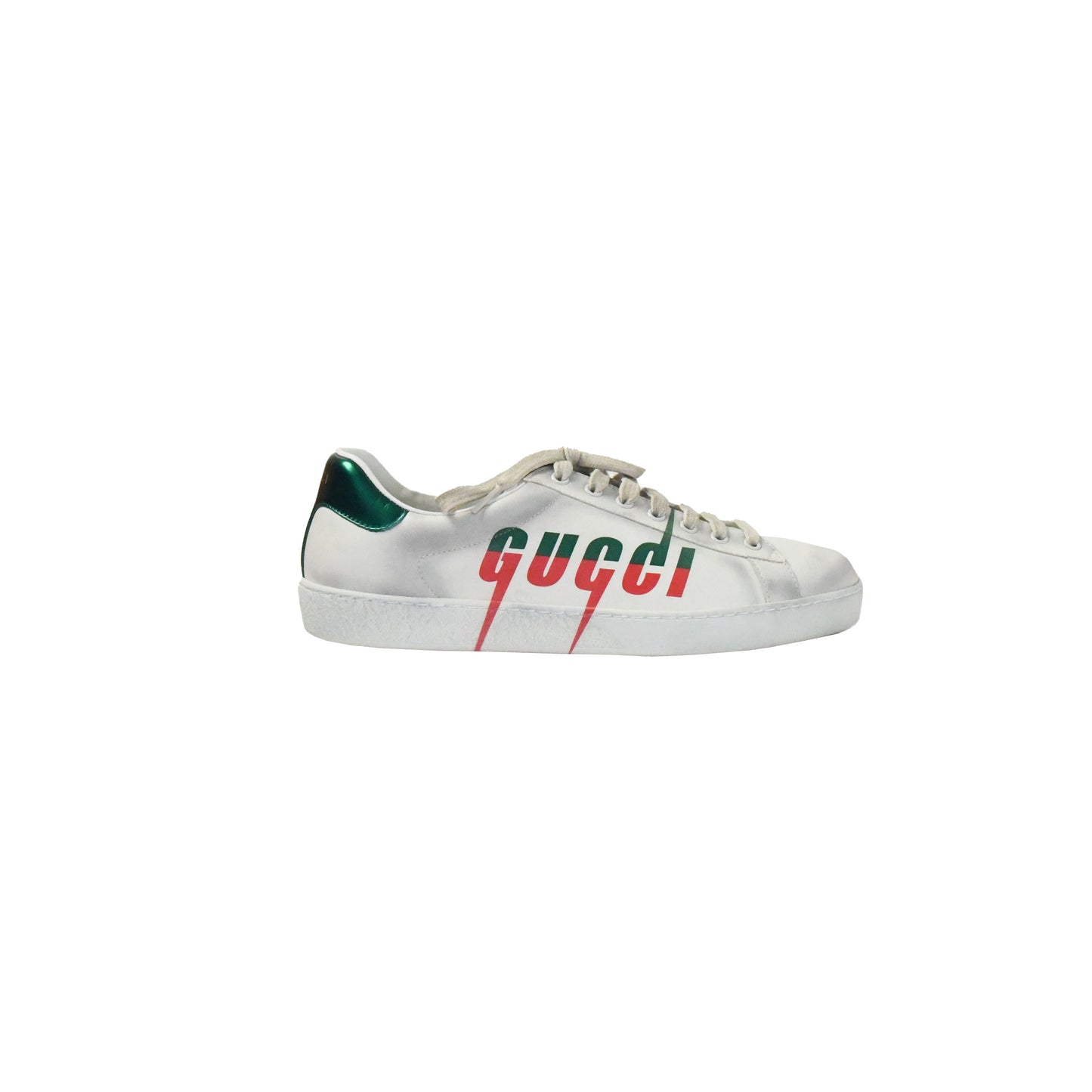 Gucci Ace Logo Sneaker White Red Verde - NOBLEMARS