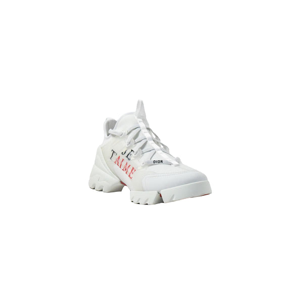 Dior Neoprene Rubber D-Connect Sneaker White - NOBLEMARS