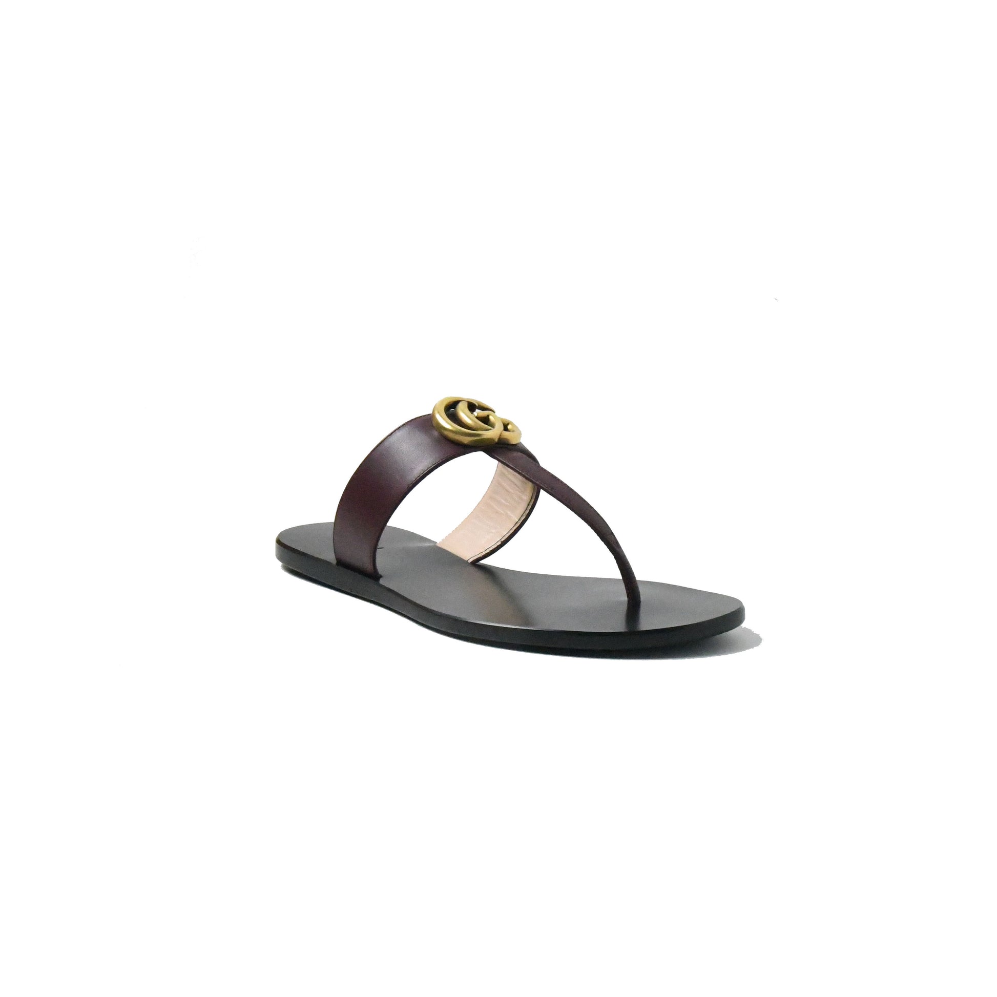 Gucci Lifford Sandals Vintage Bordeaux - NOBLEMARS