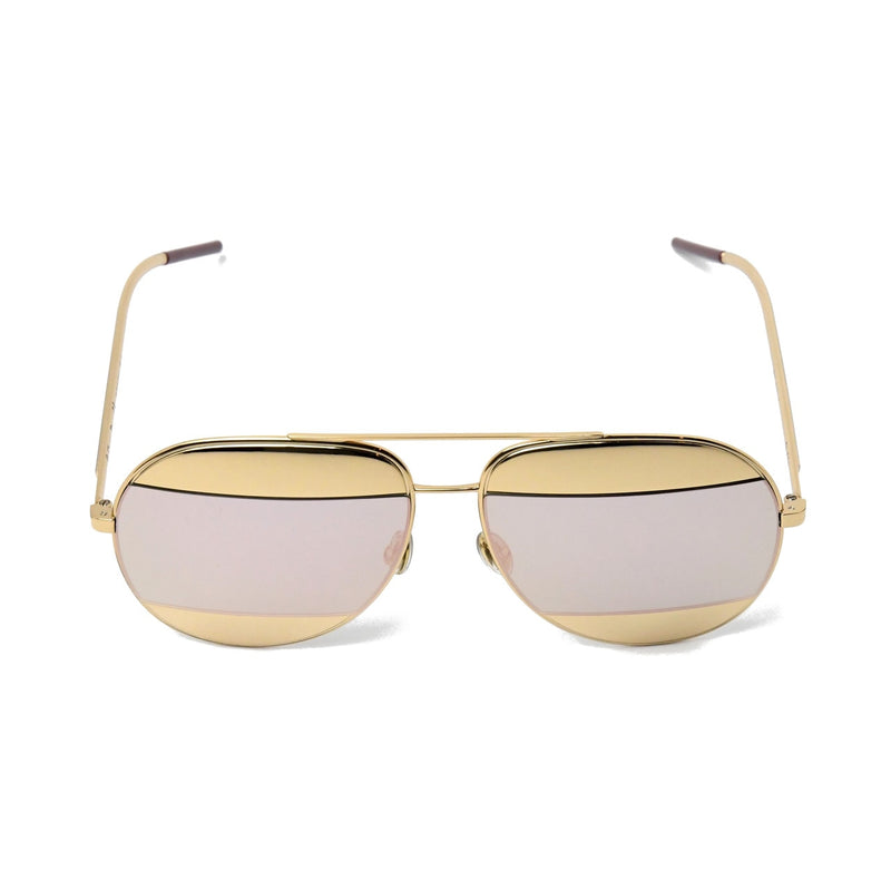 Dior "DIORSPLIT" Sunglasses /Gold-Tone & Silver - NOBLEMARS