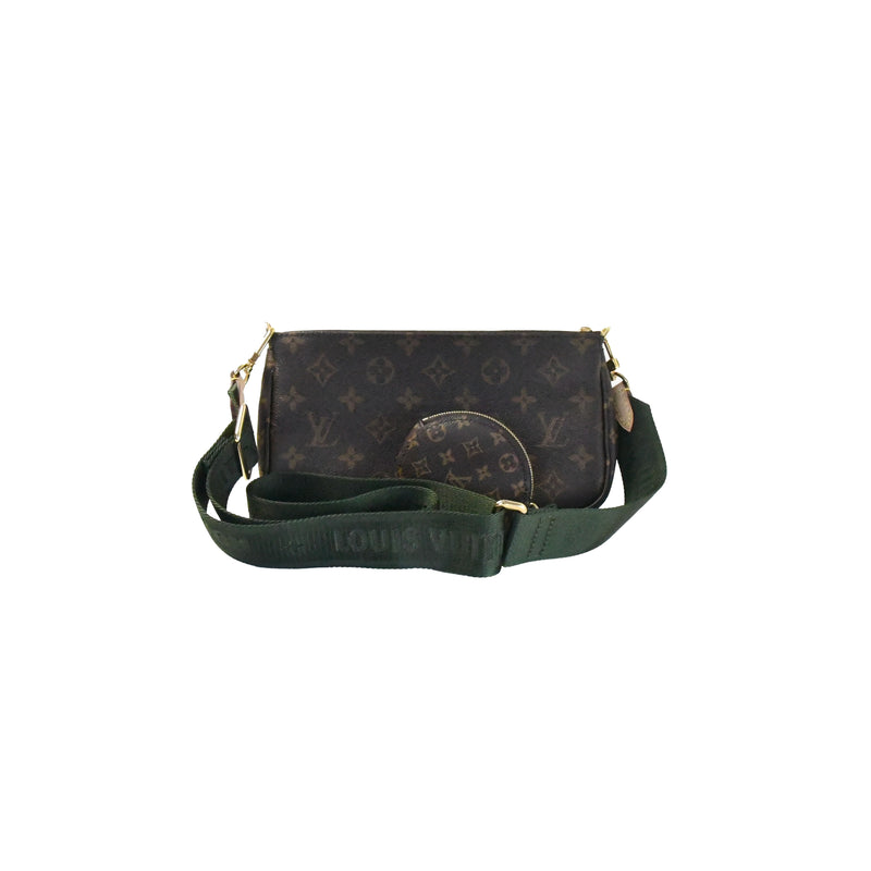 Louis Vuitton, Bags, Authentic Like New Louis Vuitton Multi Pochette  Accessories Army Green