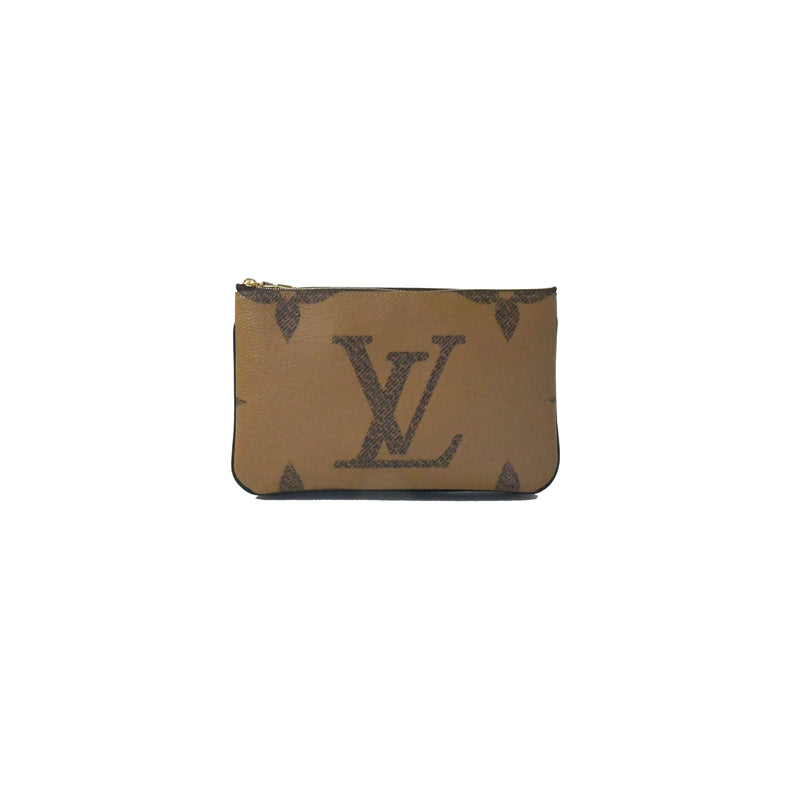 Louis Vuitton Double Zip Pochette Monogram Brown - NOBLEMARS