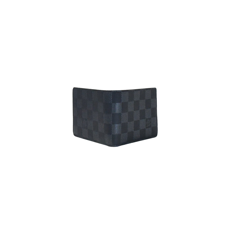 Louis Vuitton Multiple Wallet Damier Infini Astral Silver Cowhide Leather - NOBLEMARS