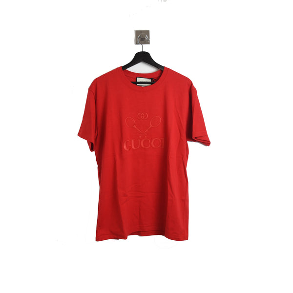 Gucci Tennis Tee Red - NOBLEMARS
