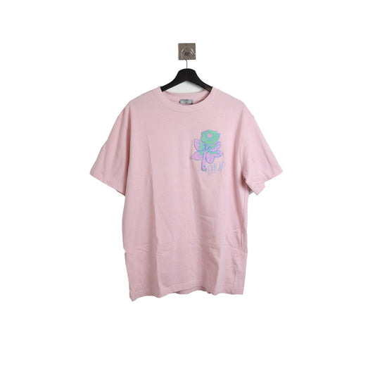 Dior X Alex Foxton Rose Embroidered Tee Pink - NOBLEMARS