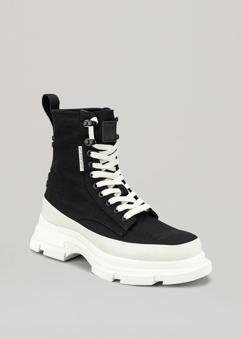 Black & White Gao High-Top Boots