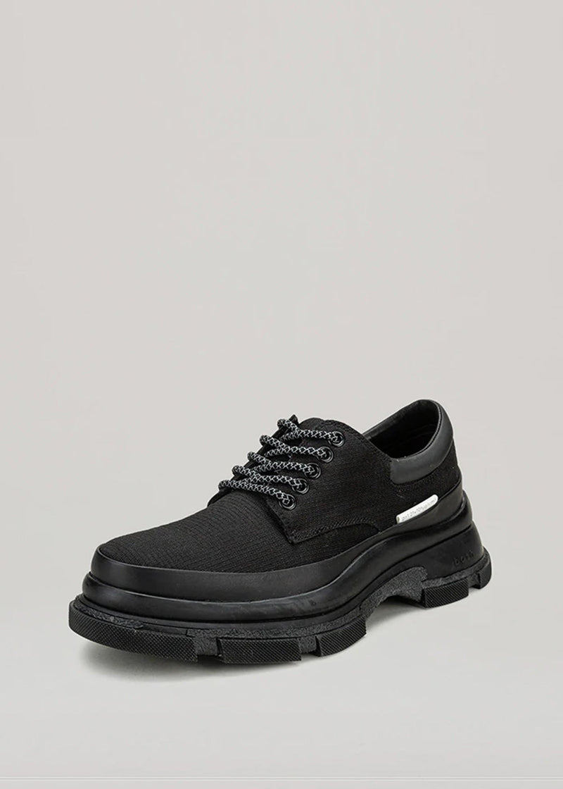 both Black Gao Low-Top Shoes