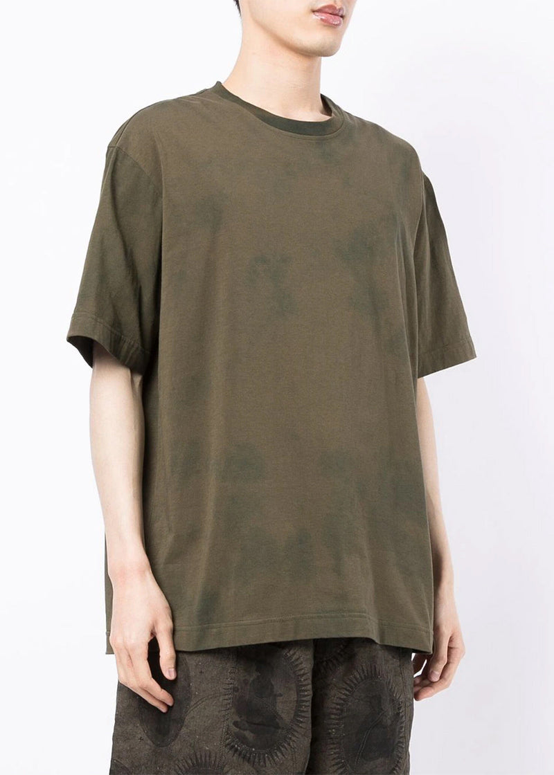 Ziggy Chen Olive Loose-Fit Graphic T-Shirt - NOBLEMARS