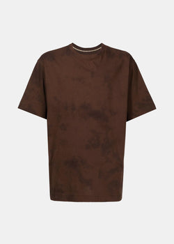 Ziggy Chen Brown Loose-Fit Graphic T-Shirt - NOBLEMARS