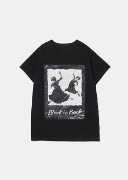 Yohji Yamamoto Black Pasted Inkjet Jersey T-Shirt - NOBLEMARS