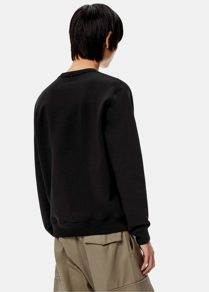 Loewe Black LOEWE Embroidered Sweatshirt - NOBLEMARS
