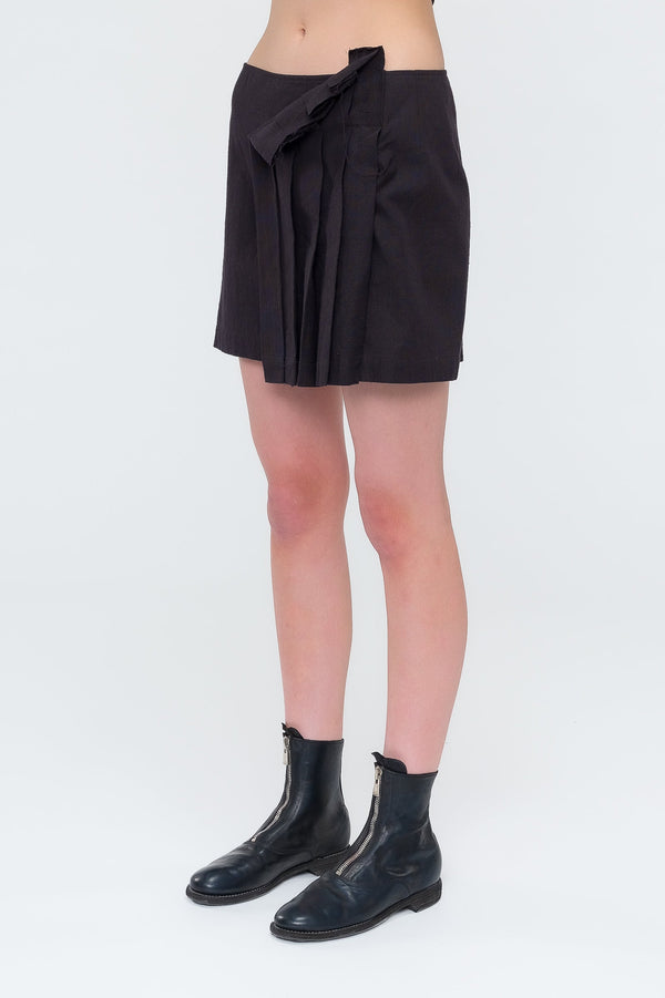 YOHJI YAMAMOTO Abstract Pleated Skirt - NOBLEMARS