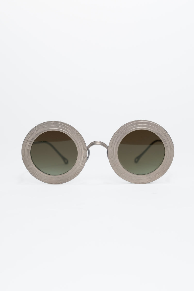 RIGARDS X UMA WANG Vintage Silver Round Frame - NOBLEMARS