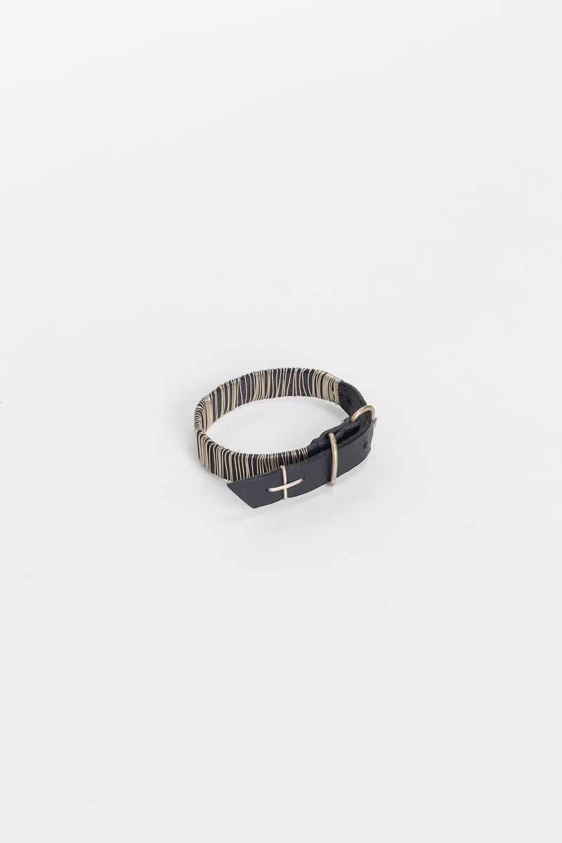 M.a+ Silver Wrapped Wristband