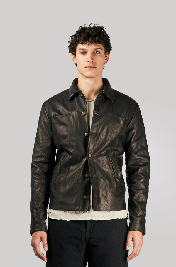 M.a+ Leather Trucker Jacket - NOBLEMARS