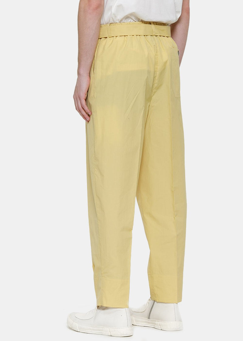 Federico Curradi Yellow Knotted Pants - NOBLEMARS