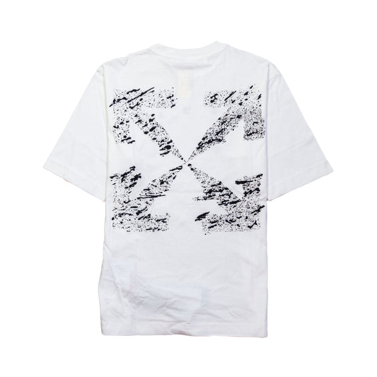 Off-White Paint Splat Arrow T-Shirt White - NOBLEMARS