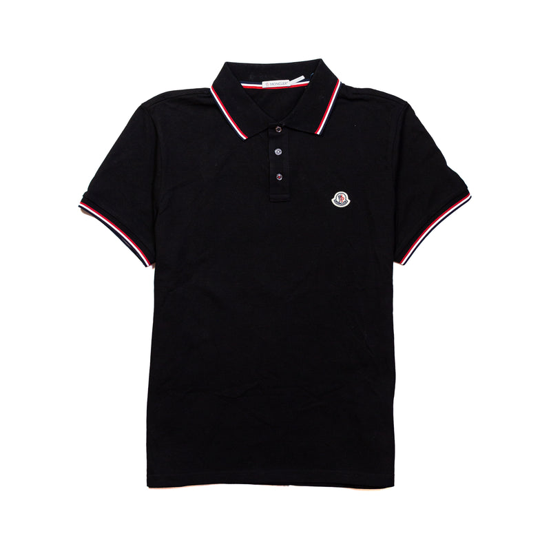 Moncler Collection Logo Polo Shirt Black - NOBLEMARS