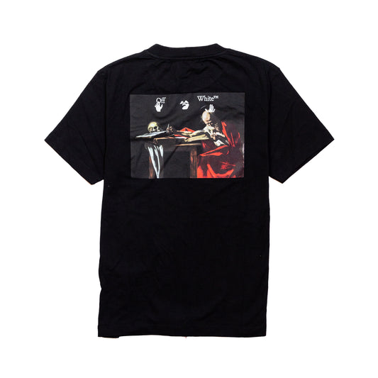 Off-White Caravaggio Jersey T-Shirt Black