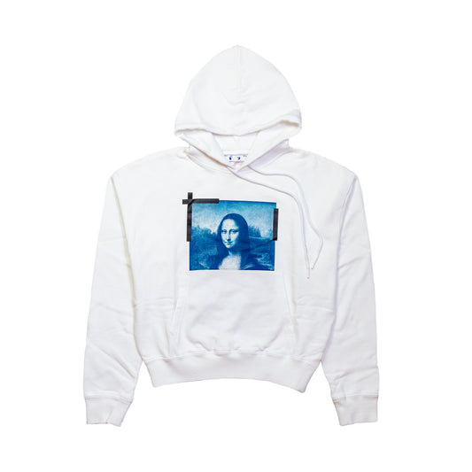 Off-White Monalisa Painting Hoodie White - NOBLEMARS