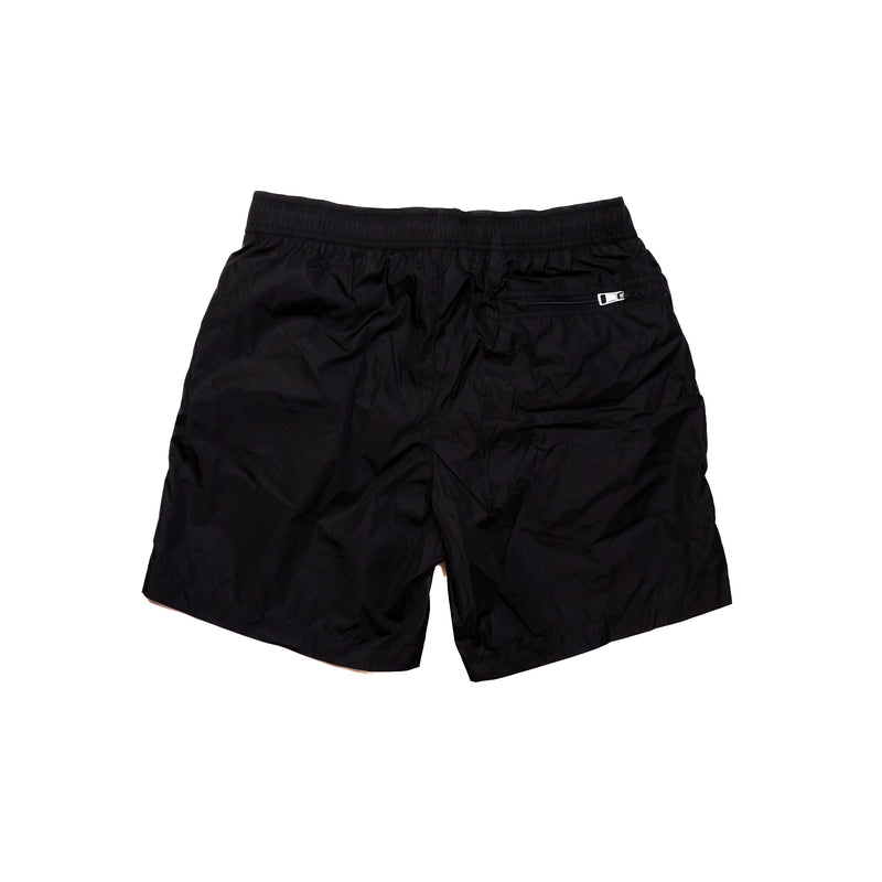 Moncler Nylon Swim Shorts Black - NOBLEMARS