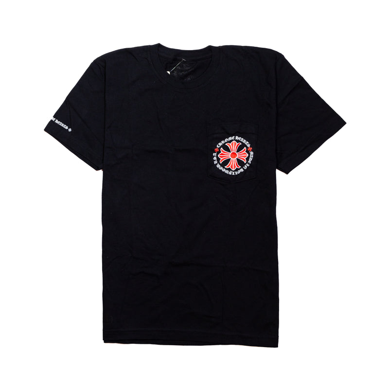 Chrome Hearts Made In Hollywood Plus Cross T-Shirt Black - NOBLEMARS