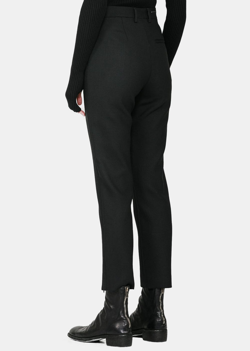 MM6 Maison Margiela Black Zippered Pants - NOBLEMARS