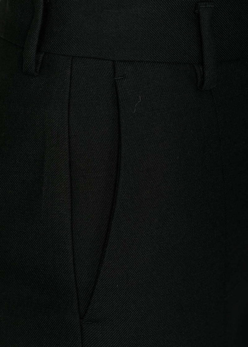 MM6 Maison Margiela Black Zippered Pants - NOBLEMARS
