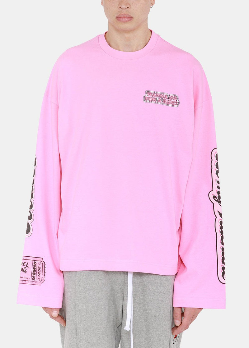 XOXOGOODBOY Pink Graphic Print T-Shirt - NOBLEMARS