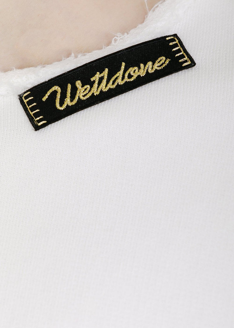 We11done White Logo Patch Sweatshirt - NOBLEMARS