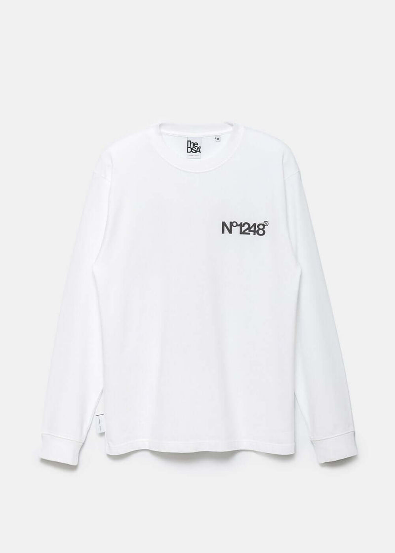 Aitor Throup’s TheDSA White No. 1248 Graphic Print T-Shirt - NOBLEMARS