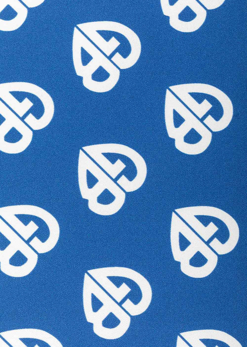 XOXOGOODBOY Blue Logo Jacquard Scarf - NOBLEMARS