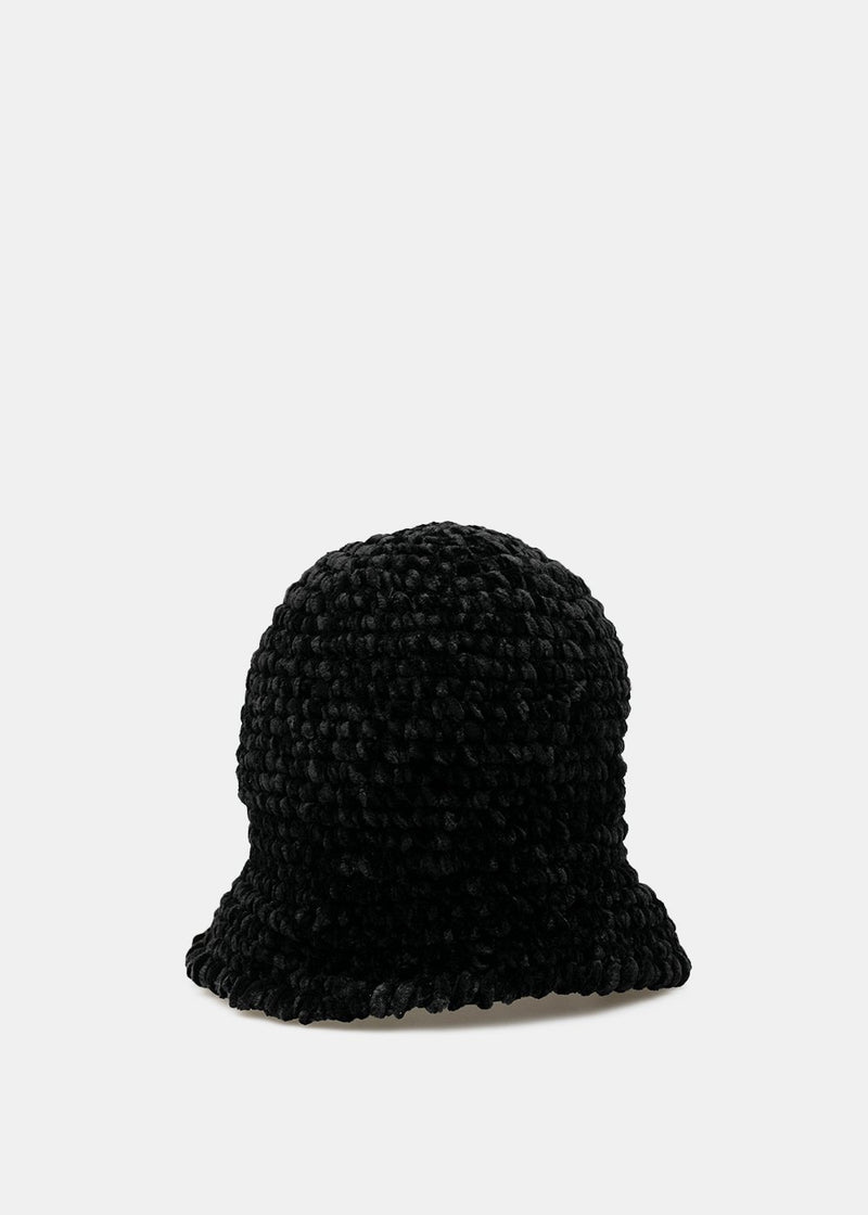 XOXOGOODBOY Black Knit Logo Bucket Hat - NOBLEMARS