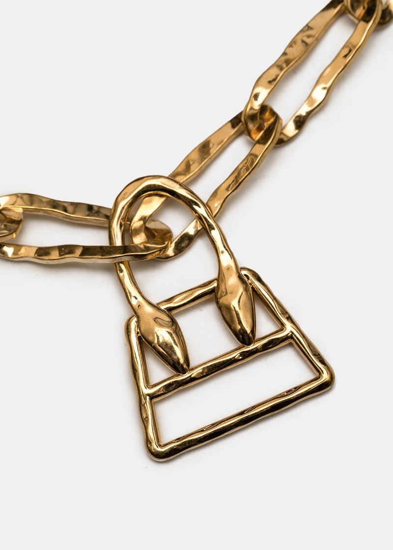 Jacquemus Raw Gold 'Le Collier Chiquita' Necklace - NOBLEMARS