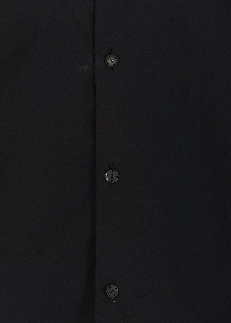 Devoa Black Cotton Shirt - NOBLEMARS
