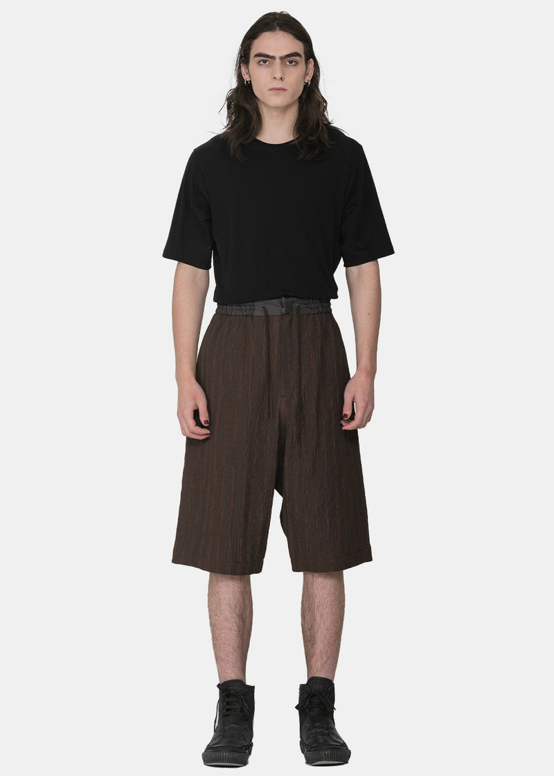 Devoa Mud Stripe Shorts - NOBLEMARS
