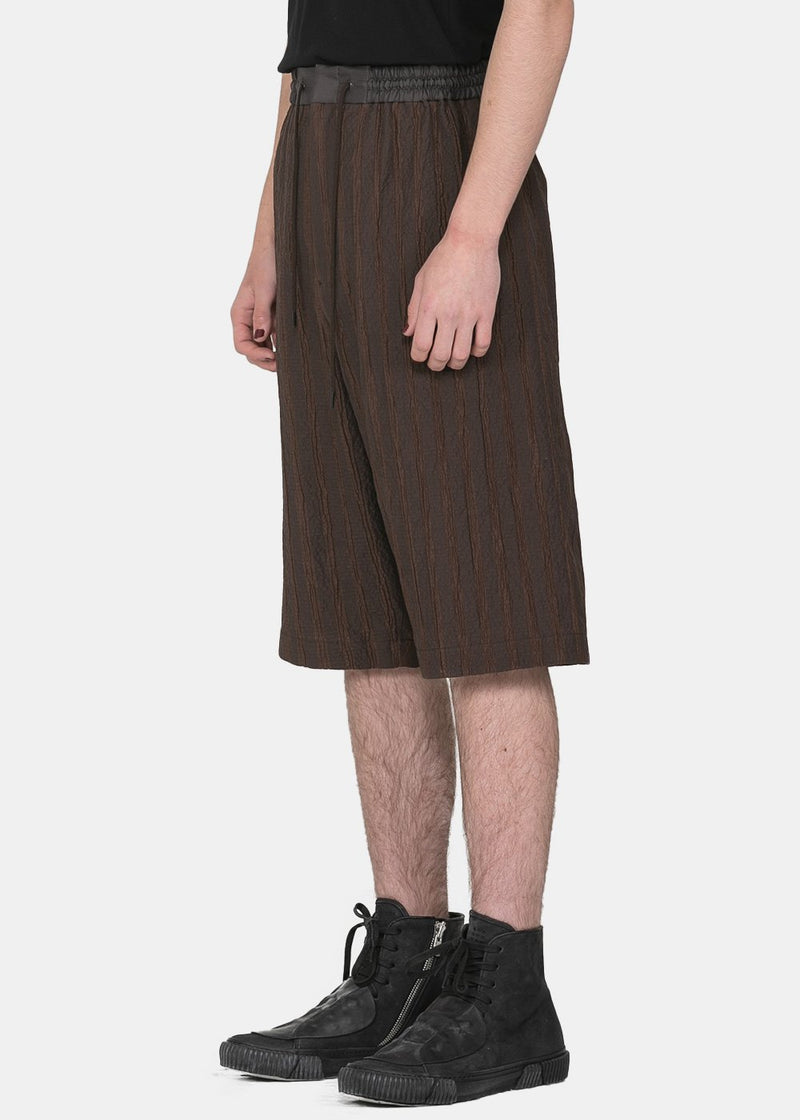 Devoa Mud Stripe Shorts - NOBLEMARS