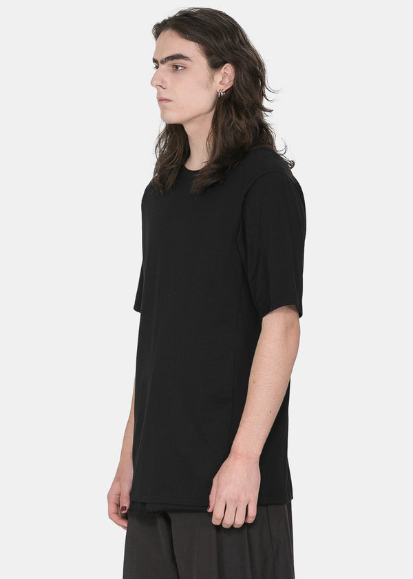 Devoa Black Egyptian Jersey T-Shirt - NOBLEMARS