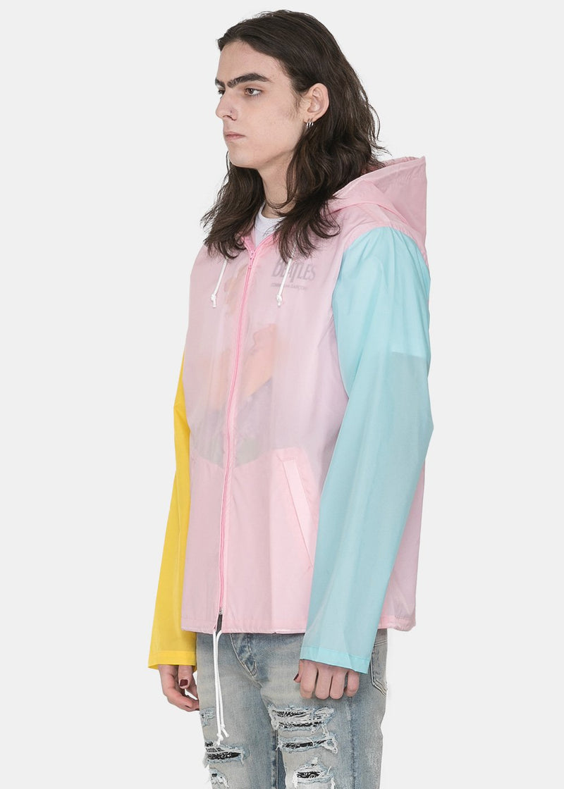 Comme des Garçons The Beatles Pink Figure Print Hooded Jacket - NOBLEMARS