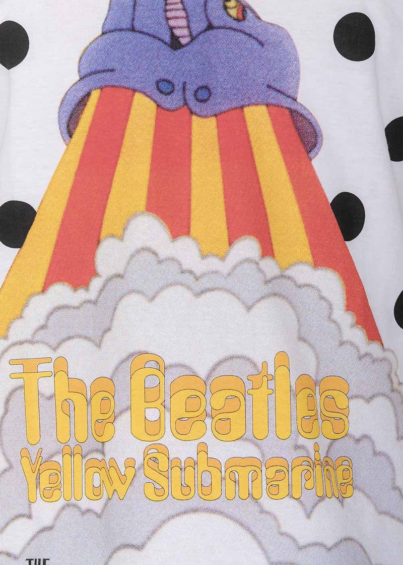 Comme des Garçons The Beatles White Logo & Graphic Print T-Shirt - NOBLEMARS