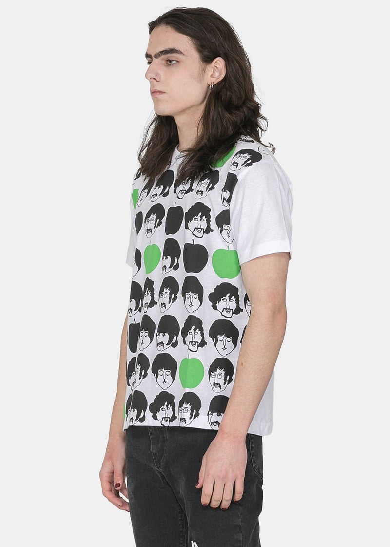 Comme des Garçons The Beatles Black Faces Print T-Shirt - NOBLEMARS