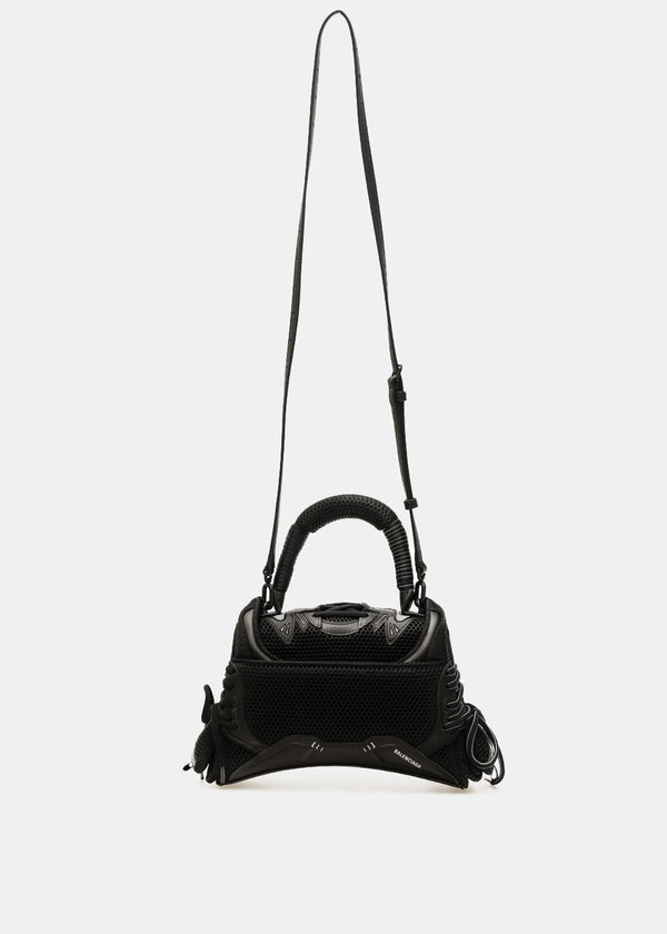 Balenciaga Black Small Sneakerhead Hourglass Bag - NOBLEMARS