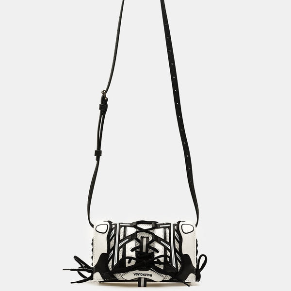 Balenciaga Black Calfskin Leather Sport Print Phone Holder Bag 618189 – ZAK  BAGS ©️