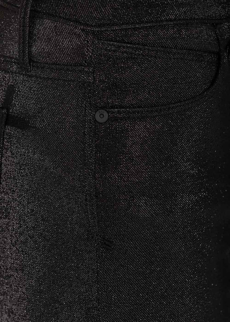 RtA Black Metallic Tight Fit Pants - NOBLEMARS